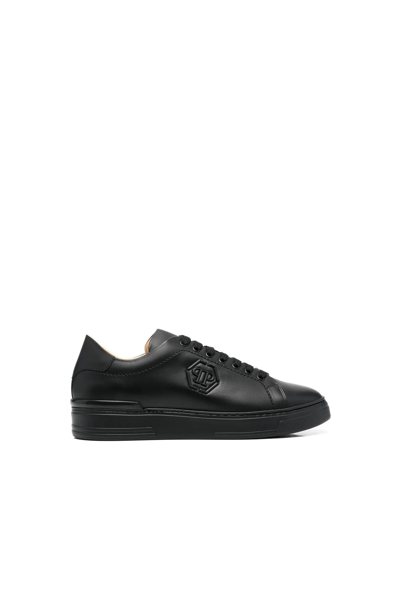 Philipp Plein low-top leather sneakers black