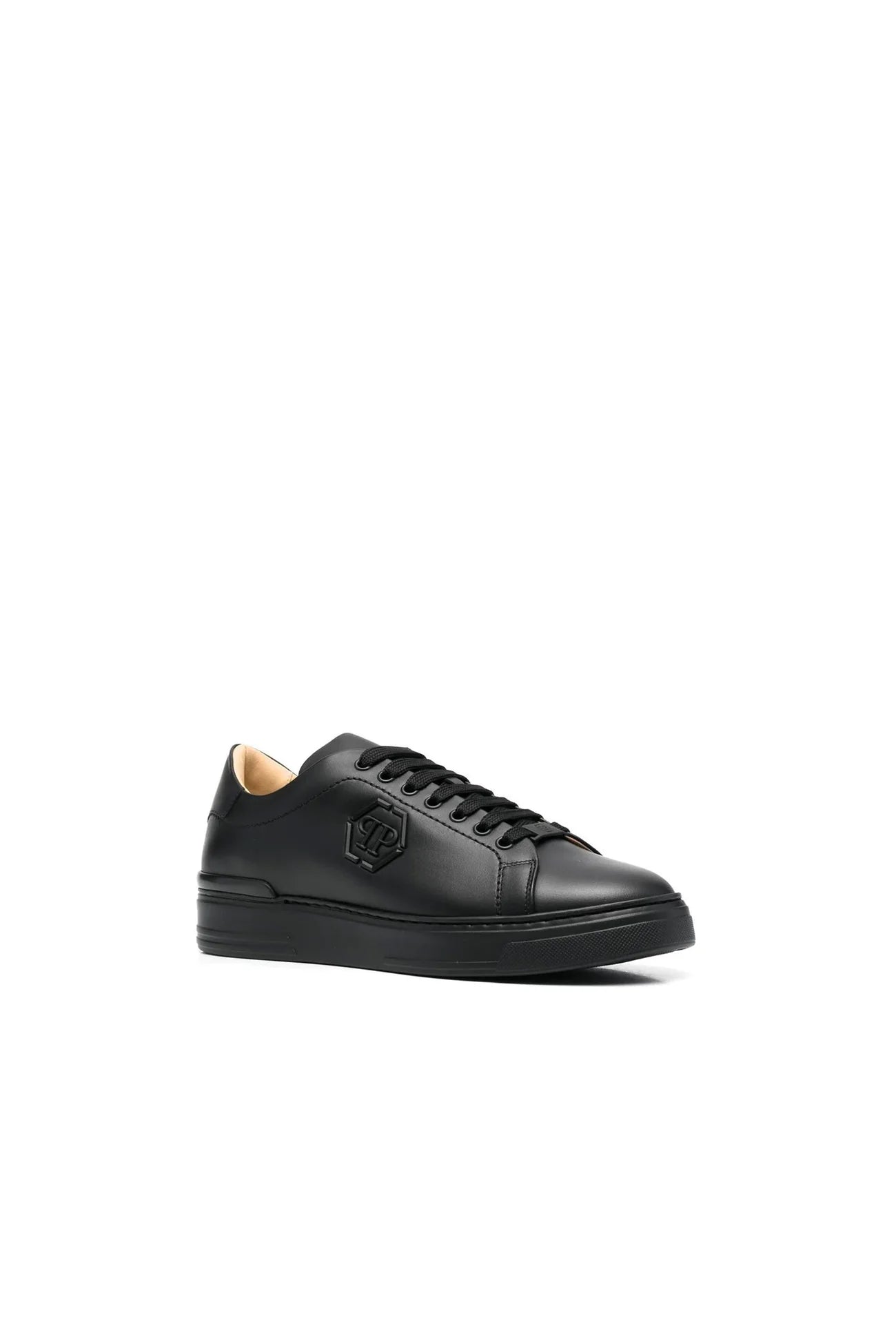 Philipp Plein low-top leather sneakers black