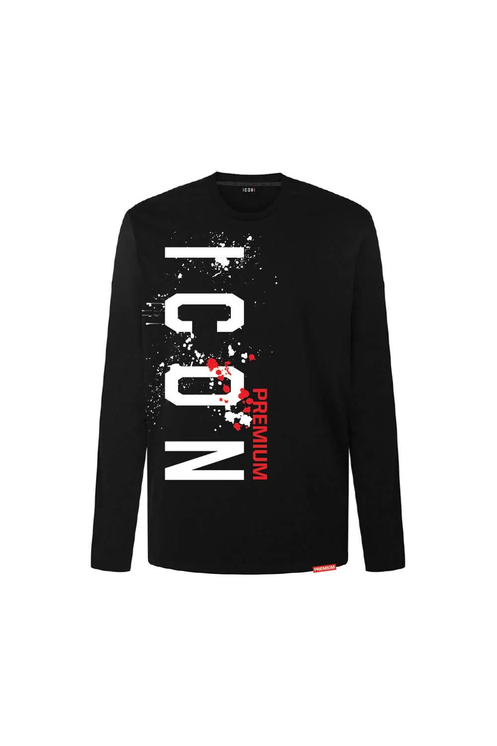 ICON Premium Long Sleeve T-Shirt Logo Slim Fit 10